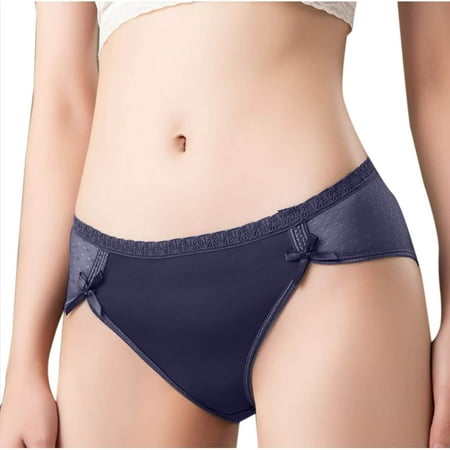 Ntpkop Underwear Lace Women s Briefs Underpants Waist Panties High Elasticity Lift Buttocks T Shaped Briefs Full Coverage Ladies Briefs
