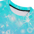 thumbnail image 6 of GEYEHUG Girls Swimsuits Set Two-Piece Bathing Suit Rash Guard UPF 50+ Sun Protection Quick-Dry for Summer Beach Swimwear Ages 3–7 Years, 6 of 7