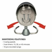 Monbebe 5-Mode Baby Swing with Bluetooth، Castle Point