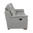 thumbnail image 3 of Titan Furnishings 90" Modern Faux Leather Upholstered Sofa in Gray, 3 of 10