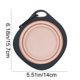 thumbnail image 3 of Cuenco plegable portátil para animales pequeños: recipiente de viaje flexible de goma para agua y comida; taza para comer al aire libre con gancho para mascotas durante los paseos., 3 of 6