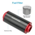 thumbnail image 3 of 2/1pcs Aluminum Inline Fuel Filter 50MM 100 Micron with 6AN 8AN 10AN Adapter For Filtering Gasoline, Diesel, 3 of 9