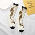 thumbnail image 4 of Uemuo Cow Printed Kids Boys Socks Seamless Crew Socks Crazy Funny Athletic Sport Socks for Children, 4 of 5