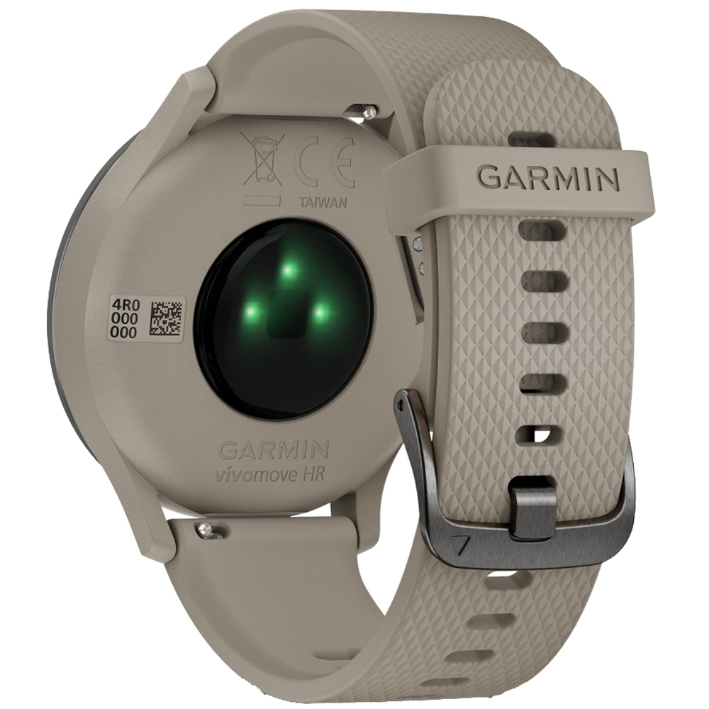 garmin vívomove hr premium rose gold gray suede