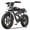 WO18-Black, variant on EGGKING Electric Bike for Adults,1000W 31MPH Moutain Ebike,48V 17.5AH Removable Battery 20" Fat Tire Electric Bicycle Full Suspension UL2849, Brown