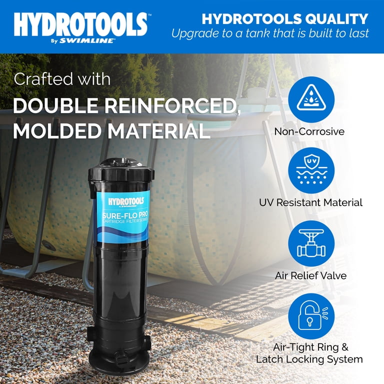 Swimline HydroTools 120 SF Swimming Pool Cartridge Filter up to