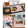 thumbnail image 5 of Large Induction Cooktop Protector Mat Red Lobster Stove Top Covers for Electric Stove, Summer Ocean Animal Minimalist Art Decorative Stove Burner Cover Mats, Glass Top Stove Cover, 5 of 7