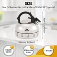 thumbnail image 1 of 60 Minute Counting Teapot Shaped Kitchen Cooking Alarm Clock Timer Mechanical, 1 of 6