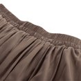 thumbnail image 3 of Dvprdro Womens Comf Plus Size Skirts Fashion Loose Casual Pleated Flowy Midi Maxi Skirts Brown Sizes M, 3 of 4