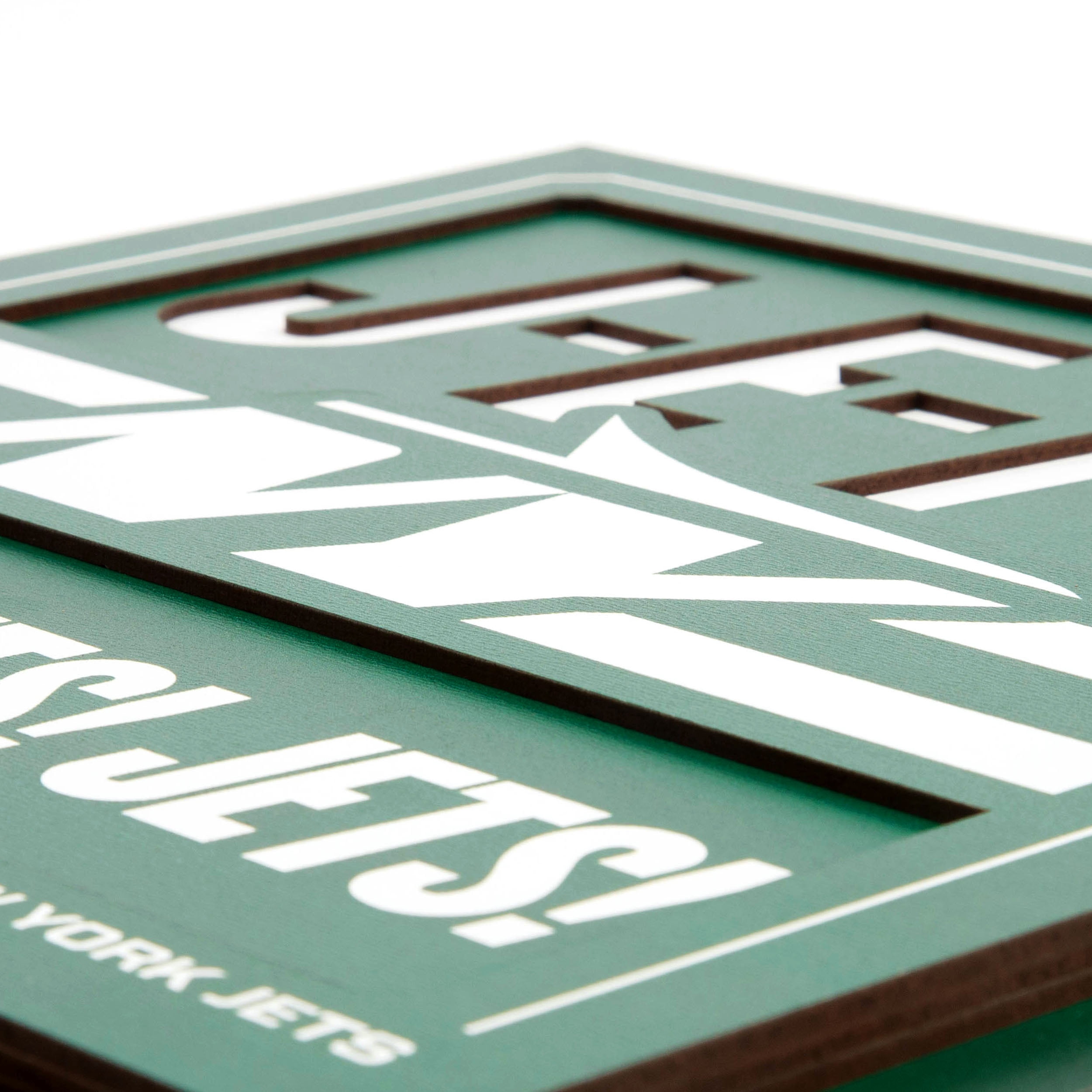 IDNA New York Jets 12" x 12" Slogan Series 3D Wall Art