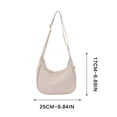 thumbnail image 3 of Women's Arrival Underarm Bag Nylon Fabric Shoulder Bag Bag Dumpling Bag Versatile Crossbody Small Bag For Commute, 3 of 7