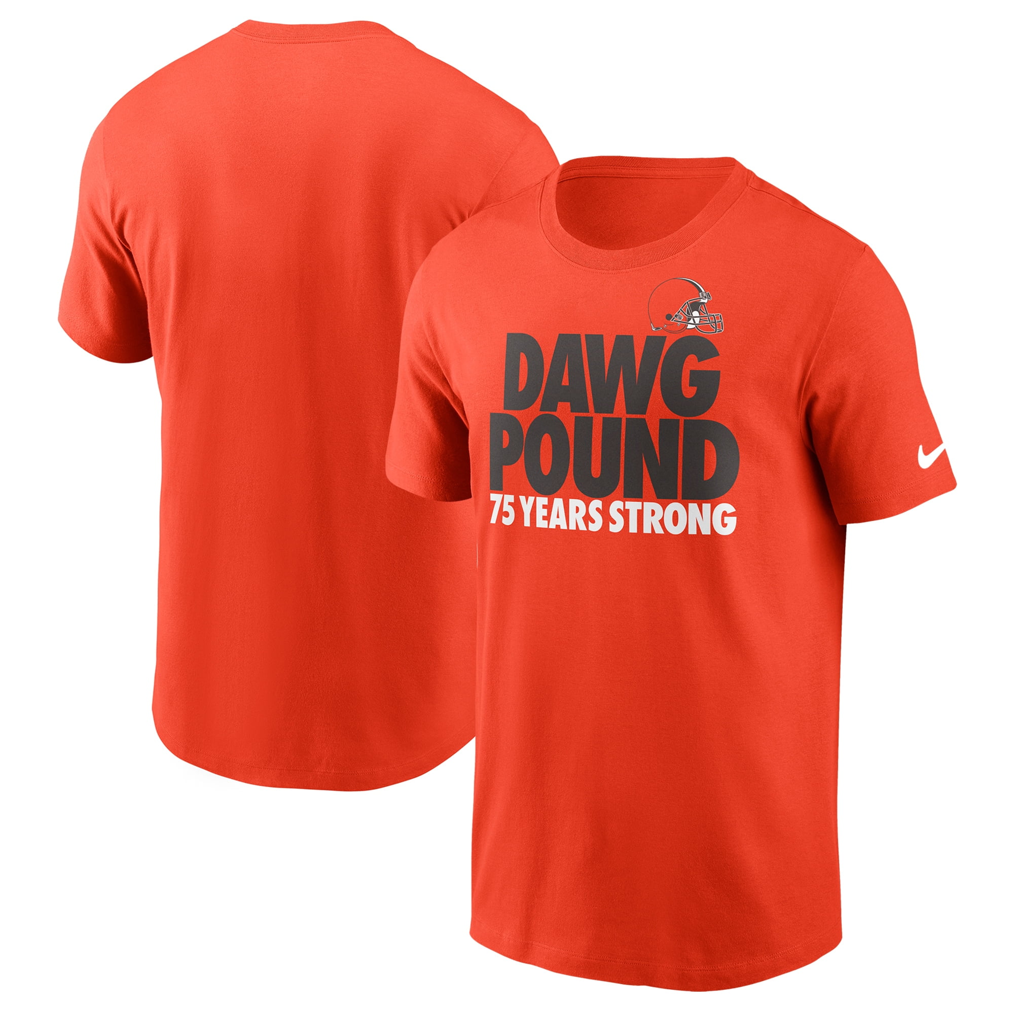 Men's Nike Orange Cleveland Browns 75th 