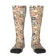 thumbnail image 1 of Fotbe Floral Paisley Calcetas Divertidas Estampadas para Hombre y Mujer, Calcetas de Algodón hasta la Rodilla para Caminar, Correr, Enfermería y Embarazo, 1 of 6