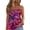 Pink, variant on US 250 Years Anniversary Tube Tops for Women Summer 4th of July Patriotic Flag Print Casual Pleated Flowy Tank Tops Backless Bandeau Tunic Tops