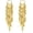 Long-Gold, variant on 18K Gold Plated Leaf Hoop Earrings for Women, Long Tassel Dangle Drop Earrings, Chunky Gold Chandelier Earrings