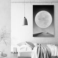thumbnail image 3 of wall26 - Canvas Wall Art - Black Moon Super Big for Living Room - Modern Home Art Stretched and Framed Ready to Hang - 16x24 inches, 3 of 4
