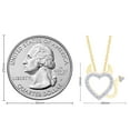 thumbnail image 5 of AFFY Diamond Accent Devil Heart Pendant 14k Yellow Gold Over Sterling w 18" Chain, 5 of 7
