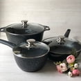 thumbnail image 5 of KUKMARA Aluminum Cookware Nonstick Coating Frying Pan Nonstick Cooking Pot for Making Lamb Pilaf with Glass Lid 6.3-qt. (6 L), 5 of 5