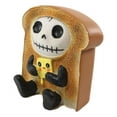 thumbnail image 4 of Ebros Furry Bones French Toast Bread Swiss Cheese Breakfast Skeleton Figurine, 4 of 6