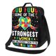 thumbnail image 1 of Fotbe I Love With Autism Lonchera Bolsa de Almuerzo para Hombres y Mujeres, Lonchera de Gran Capacidad, Bolsa de Almuerzo Reutilizable, Bolsa Térmica Aislante, 1 of 7