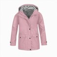 thumbnail image 6 of UYYX Toddler Jackets For Girls Toddler Rain Coat Girl Winter Coats Heavyweight Hooded Jacket Kid Snow Outwear 9-10 Years, 6 of 6