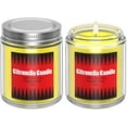 thumbnail image 2 of Citronella Candles Set 2, 2 x 8 Oz Each Scented Candle Natural Soy Wax, Outdoor and Indoor，50 Hours Burn Time, 2 Pack, 2 of 8