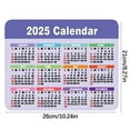 thumbnail image 3 of 2025 Mouse Pad Calendar with Non-Slip Rubber Base - Compact Desk Mat for Efficient Planning and Enhanced Mouse Precision, 3 of 3