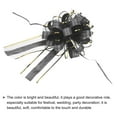 thumbnail image 4 of Large Pull Bow Gift Wrapping Bows Ribbon Organza for Wedding Baskets Presents Christmas Party Black-8 Inch, 4 of 6