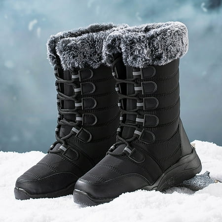 

Gubotare Women Winter Boots Women s Sweetpea Ankle Height Rubber Rain Boot Black 11