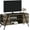 Retro Gray, variant on IdealHouse TV Stand for 50 55 Inch TV, Modern Mid Century Entertainment Center with Adjustable Shelves, Storage Cabinet, U-Shaped Metal Legs, Retro Gray