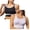 Purple 1PCS & Black 1PCS, variant on LUOGENLI 2 Pack Sports Bras for Women Plus Size Pack Women's Color Bump Together Running Sports Bra Fitness Absorption Yoga Bra Sports Underwear Sports Bras for Women Padded Non Removable Pads S