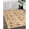 thumbnail image 3 of Ahgly Company Machine Washable Indoor Rectangle Traditional Copper Brown Area Rugs, 8' x 12', 3 of 7