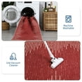thumbnail image 3 of Hasoo Washable Bedroom Rug Geometric Striped Runner Soft Low Pile Carpet, Red 2' x 6', 3 of 6