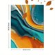 thumbnail image 3 of Qisvanset 12x16 Inch Abstract Textured Brushstroke Oil Painting Canvas Print Wall Art, 3 of 5