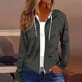 thumbnail image 6 of Sexlip Lightweight Full Zip-Up Hoodies for Women Plus Size Long Sleeve Sweatshirts with Hood Comfy Fall Jackets Green XXL, 6 of 6
