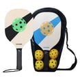 thumbnail image 2 of koolsoo Pickleball Rackets Comfort Grip Portable Pickleball Rackets with Storage Bag Green and Blue, 2 of 9