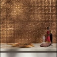 thumbnail image 4 of FASÄDE Traditional Style 1 Decorative Vinyl Backsplash Panel in Antique Bronze (6X6 Inch Sample), 4 of 7