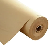 Topbathy 1 Roll Kraft Paper Brown Roll for DIY Crafts and present Wrapping Light Brown
