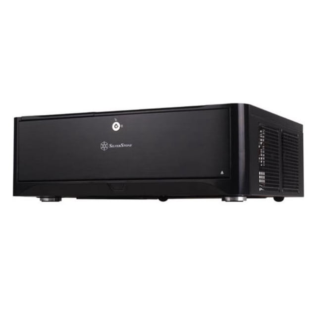Silverstone Technology Classique HTPC-Desktop Cas avec Deux Ports USB 3.0 avant - Noir