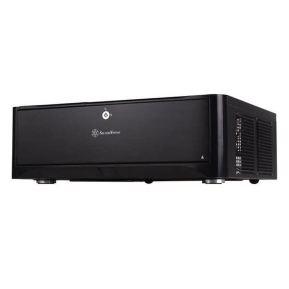 Silverstone Technology Classique HTPC-Desktop Cas avec Deux Ports USB 3.0 avant - Noir