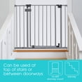 thumbnail image 3 of Summer Secure Space Extra Wide Safety Gate (Slate Gray), 3 of 8