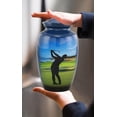 thumbnail image 4 of Golf Urn, Golf Cremation Urn for Ashes, Classic Golfer Urn, Adult Hand painted Golf Urn, Large Golf Memorial Urn with Velvet Bag (Large), 4 of 5