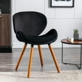 thumbnail image 2 of Porthos Home  Vigo Dining Chair, Velvet Seat & Back, Beechwood Legs Pink, 2 of 5