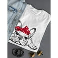 thumbnail image 3 of Cute French Bulldog Laying T-Shirt Women -SPIdeals Designs, Female 5X-Large, 3 of 4