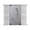 White, variant on Space Saving Medicine Cabinet with Mirror, Double Door Bathroom Storage, 6 Shelves, Light Gray Particle Board for Over Toilet or Sink