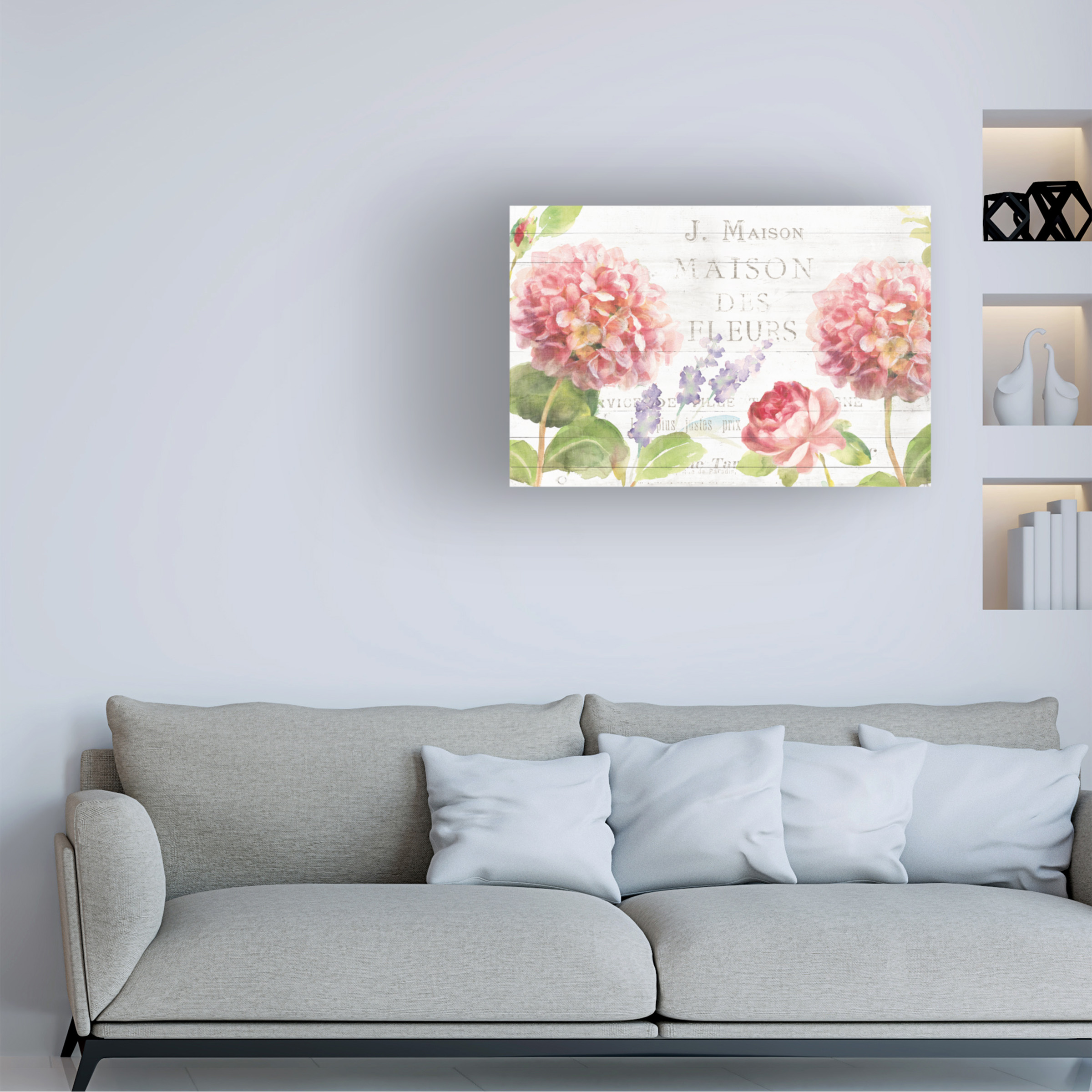 Trademark Fine Art 'Maison Des Fleurs II' Canvas Art by Danhui Nai
