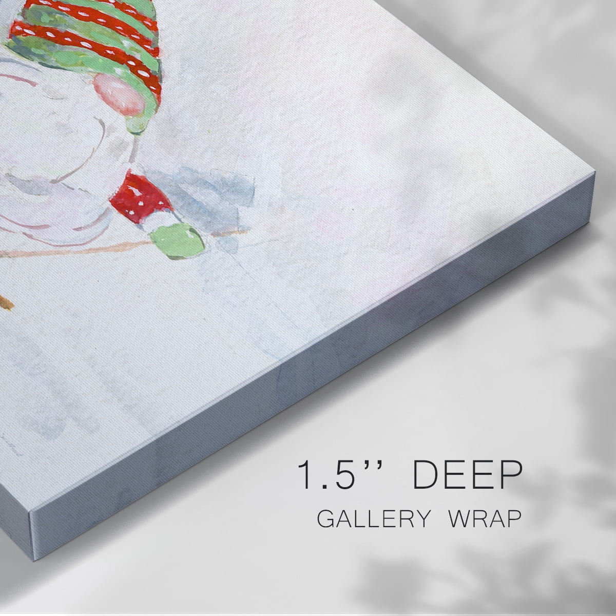 Winter Gnome I- Gallery Wrapped Canvas