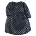 thumbnail image 3 of Hudson Baby Toddler Girl Cotton Dresses, Metallic Navy Pink, 12-18 Months, 3 of 4
