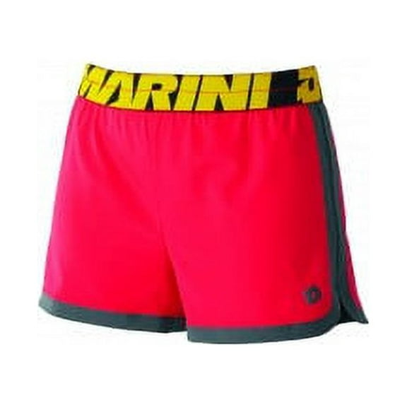 DeMarini Women's Yard-Work Short (Scarlet/Goat Belly Grey, Small)