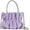 Purple, variant on JennyShop Party Folding Cloud Chain Crossbody Bag, Quality Soft PU Mini Square Bag Handheld Shoulder Bag for Women's